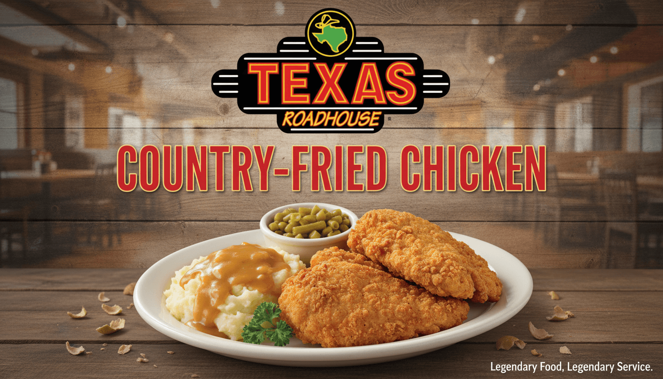 Country Fried Chicken at Texas Roadhouse - $17.99