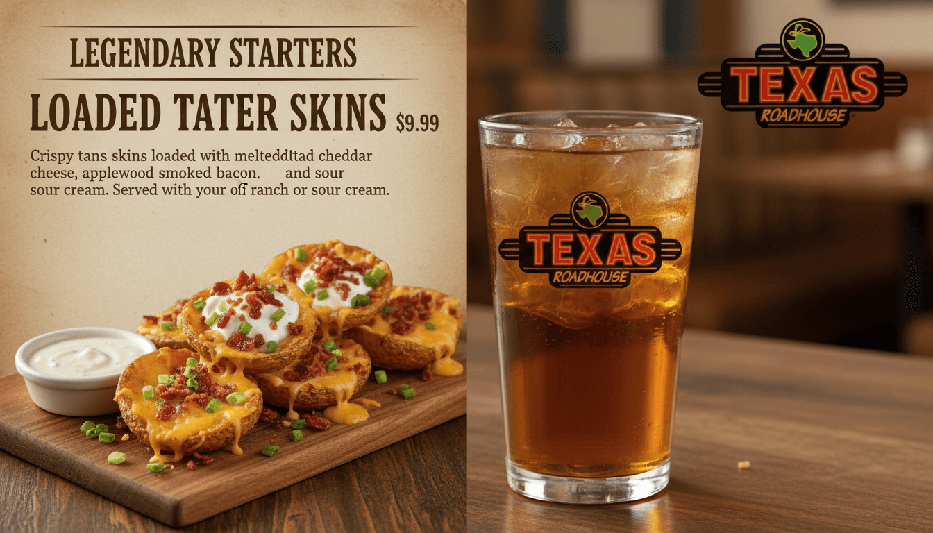 Tater Skins at Texas Roadhouse - $9.49