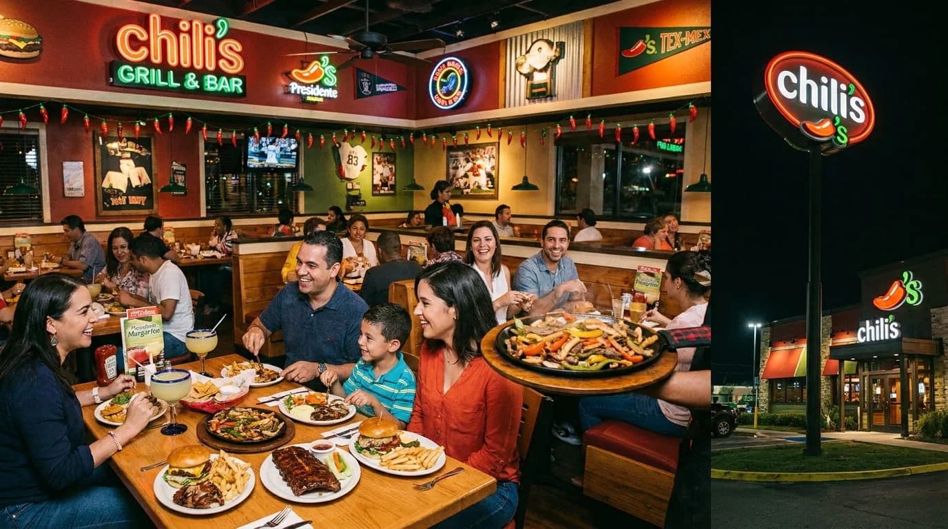 Chili's menu with prices