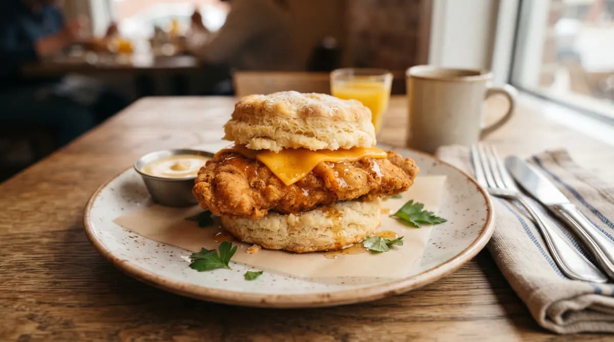 Chick-fil-A Chicken Biscuit from the Chick-fil-A menu