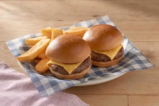 Lil' Barrel Cheeseburgers at Cracker Barrel