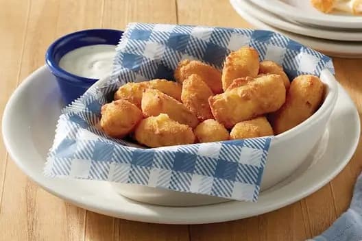 White Cheddar Cheese Bites at Cracker Barrel