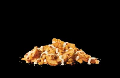 Classic Sauced & Loaded Potato Wedges, $4.00