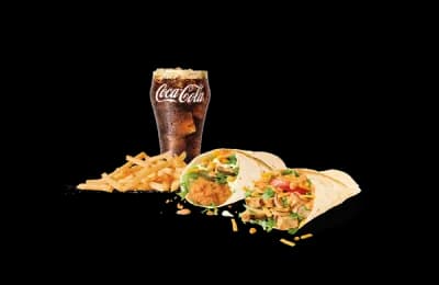 Jack Wraps Combo, $9.60