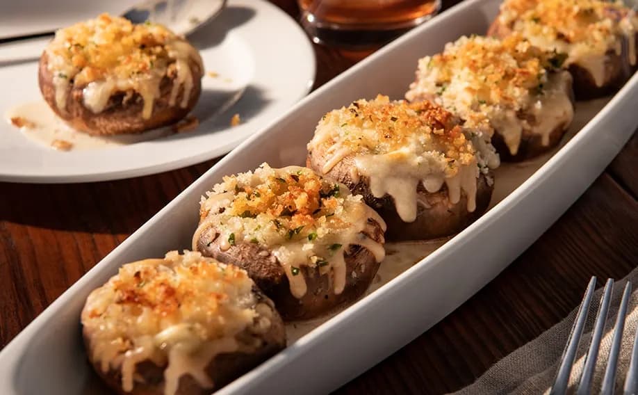 White Cheddar Stuffed Mushrooms at LongHorn Steakhouse with price