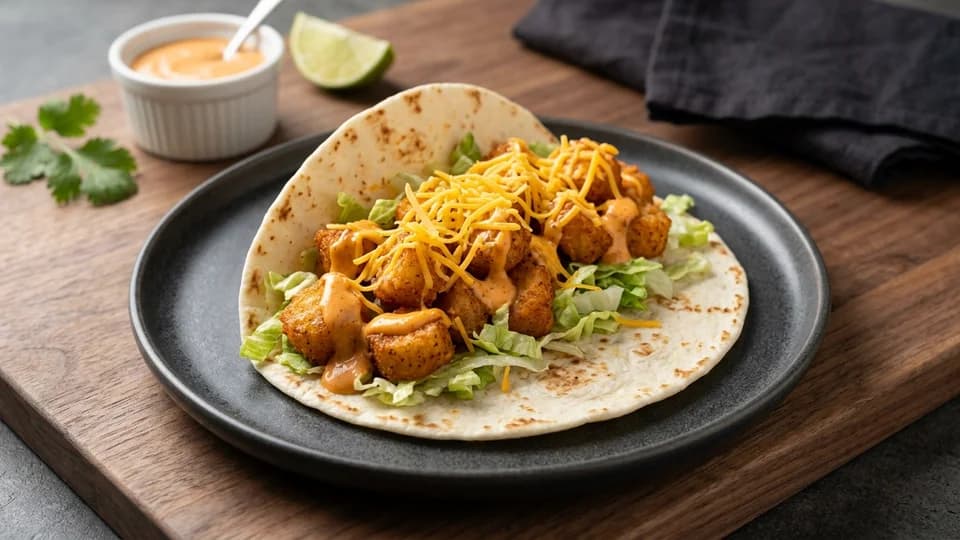 Spicy Potato Soft Taco