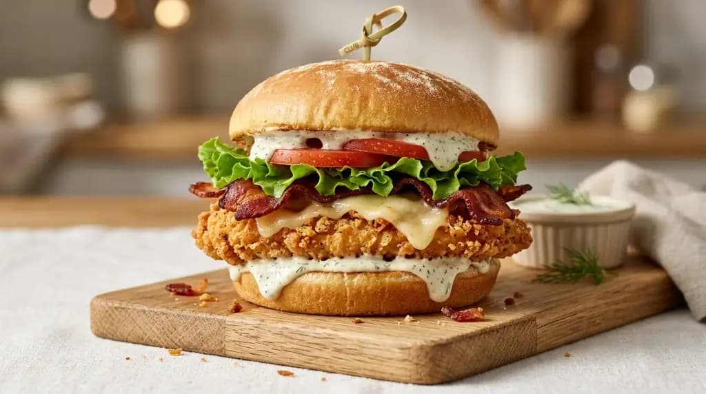 Asiago Ranch Chicken Club at Wendy's with price