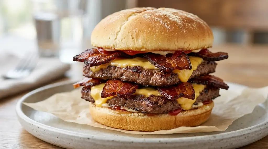 Baconator at Wendy's with price