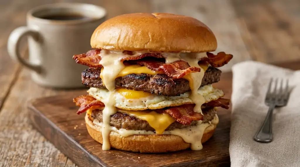 Breakfast Baconator at Wendy's with price