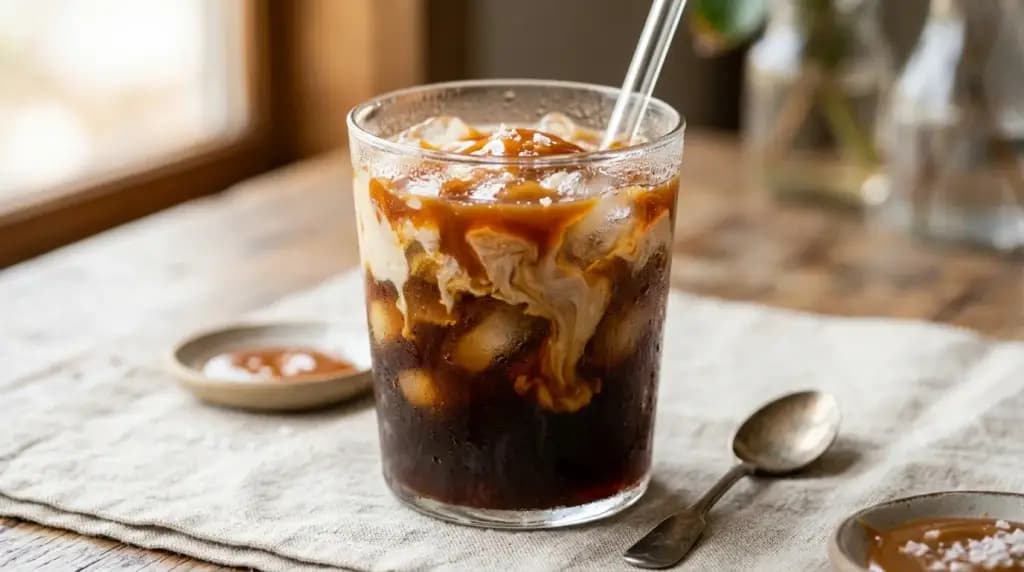 Caramel Cold Brew with Cream at Wendy's with price