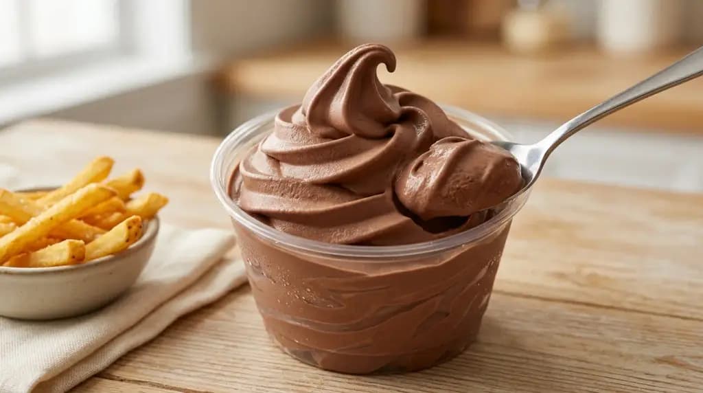 Chocolate Frosty at Wendy's with price