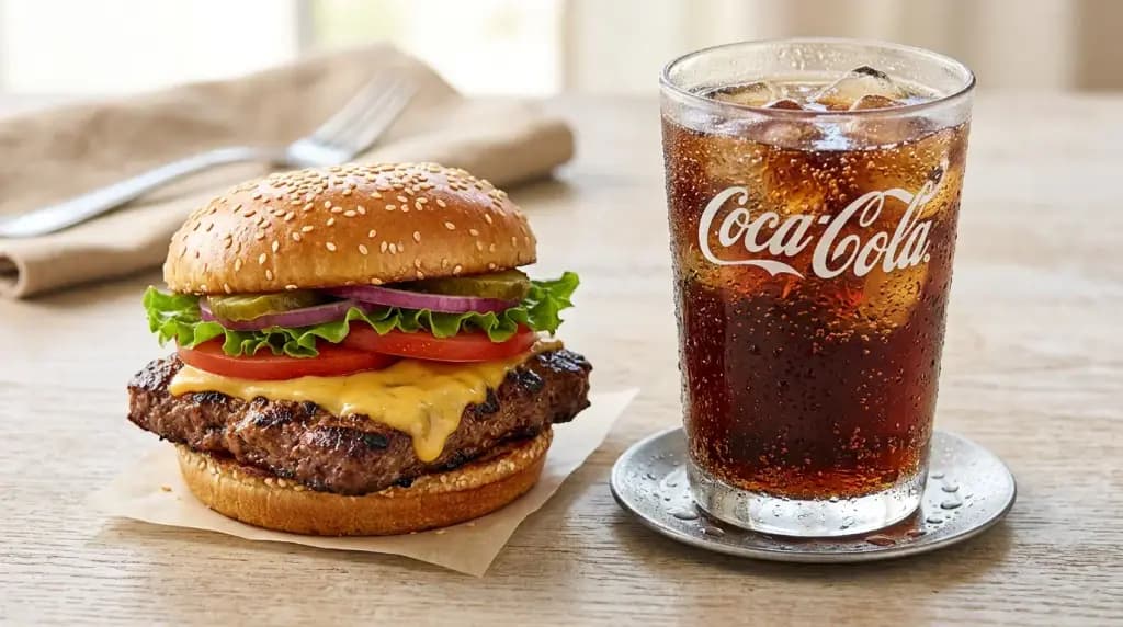 Coca-Cola at Wendy's with price