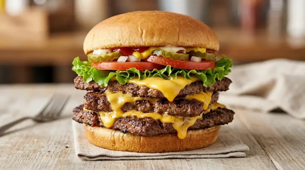 Dave's Triple at Wendy's with price