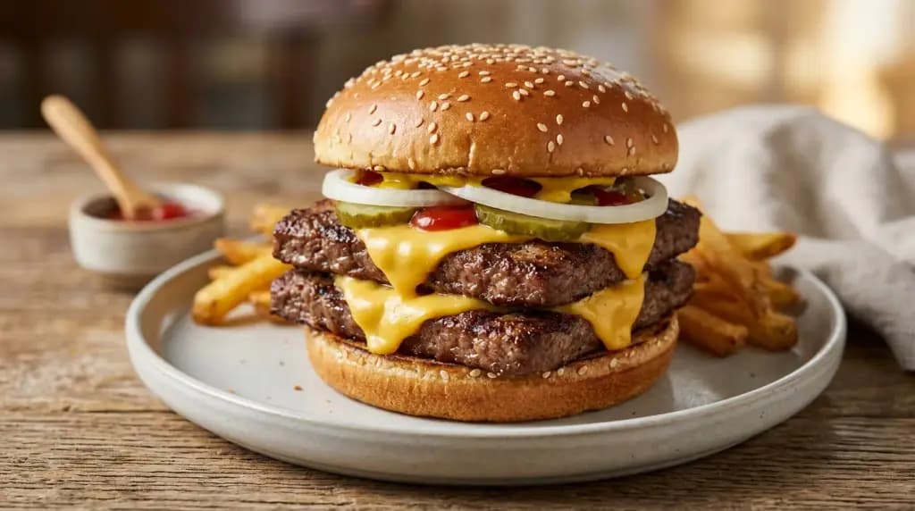 Double Stack at Wendy's with price
