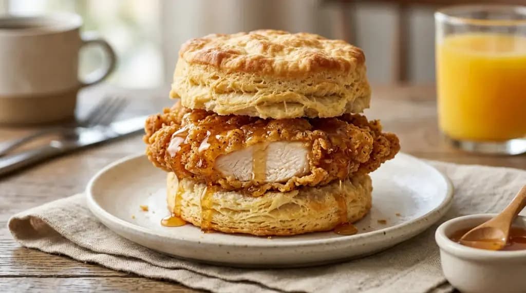Honey Butter Chicken Biscuit at Wendy's with price
