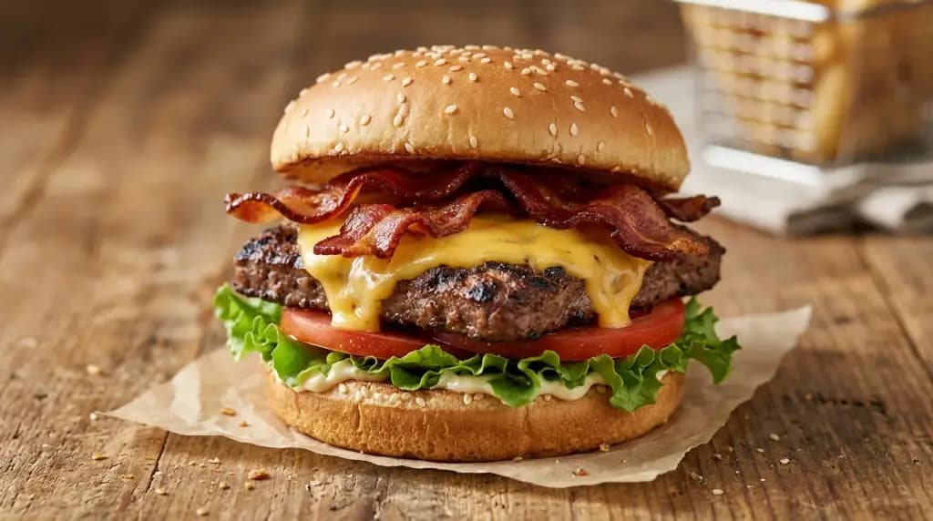 Jr. Bacon Cheeseburger at Wendy's with price