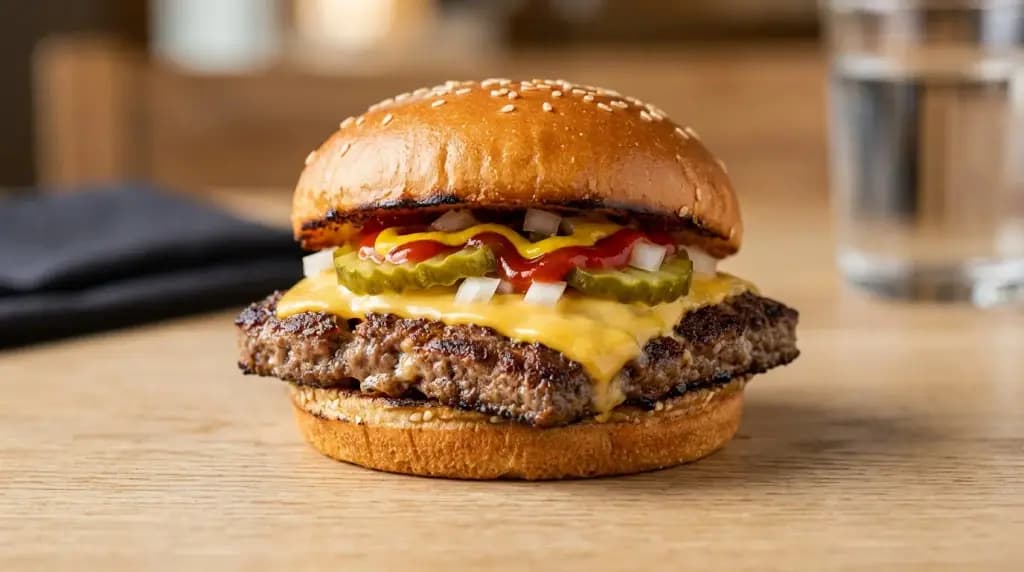 Jr. Cheeseburger at Wendy's with price
