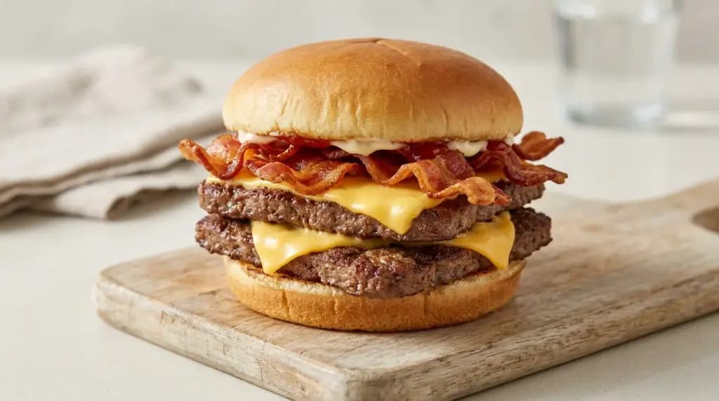 Son of Baconator at Wendy's with price