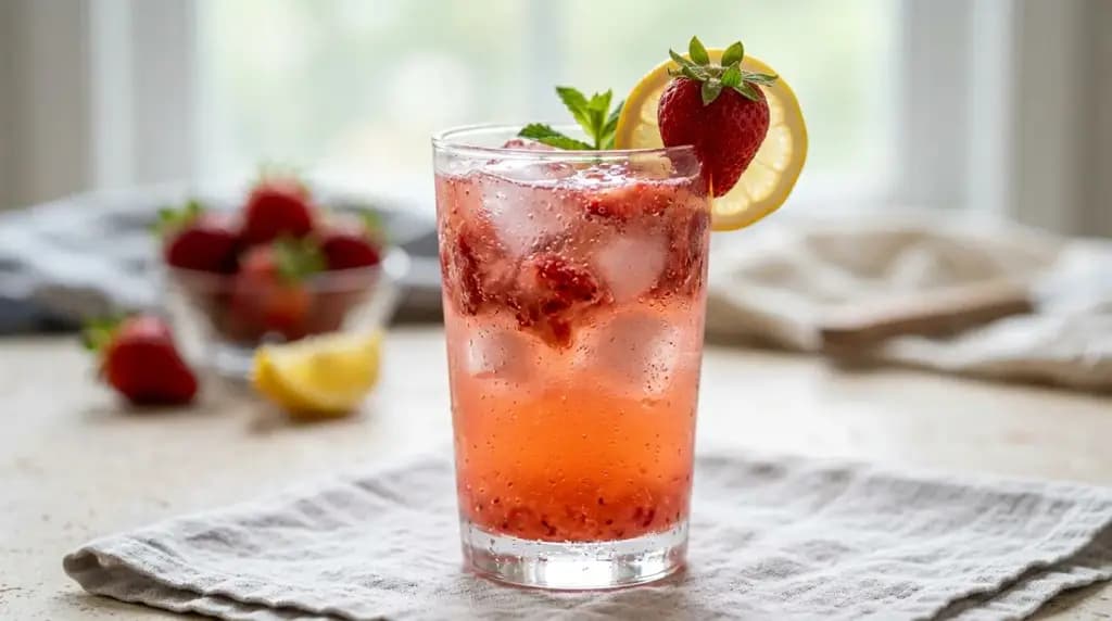 Strawberry Lemonade at Wendy's with price