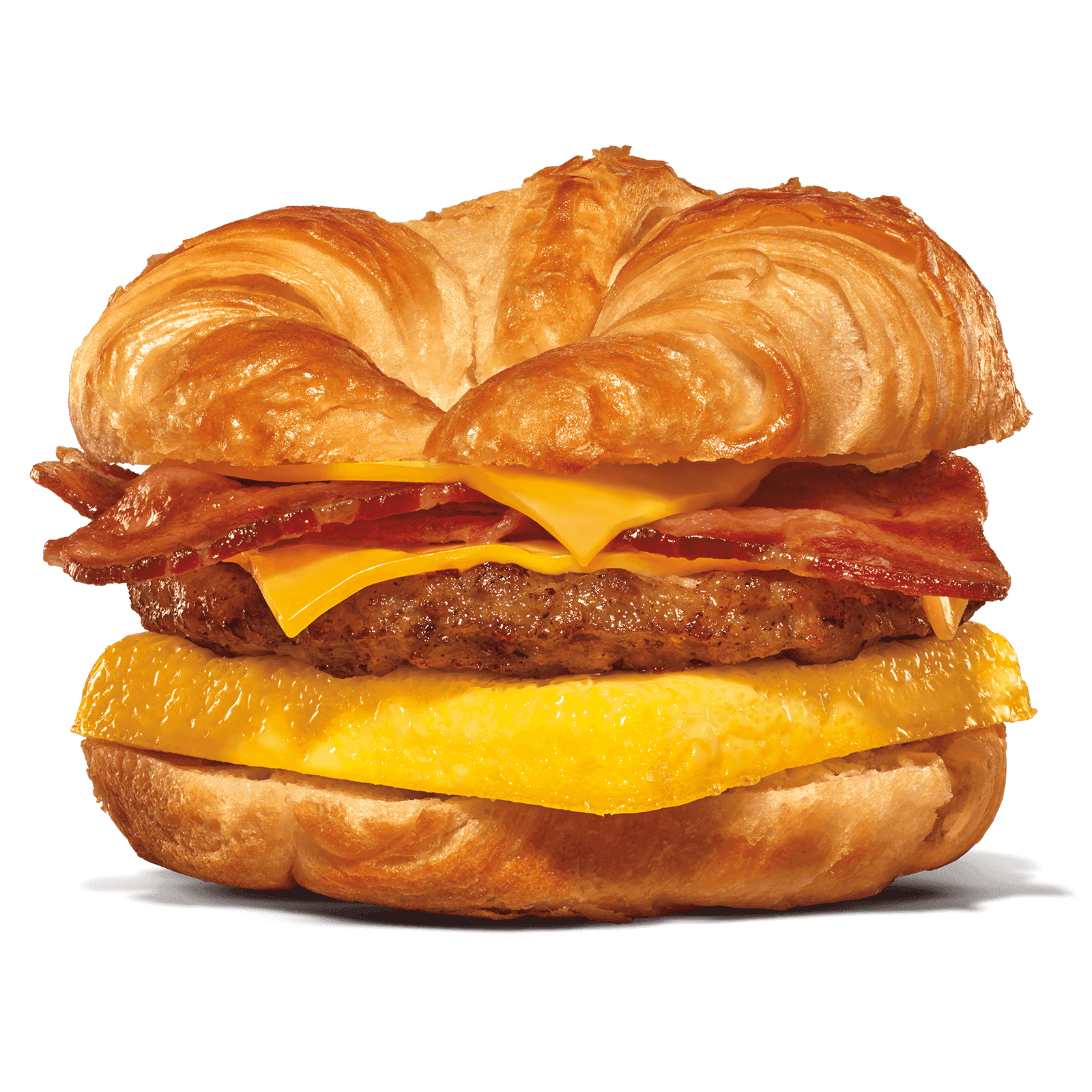 Bacon, Sausage, Egg, & Cheese Croissan'wich